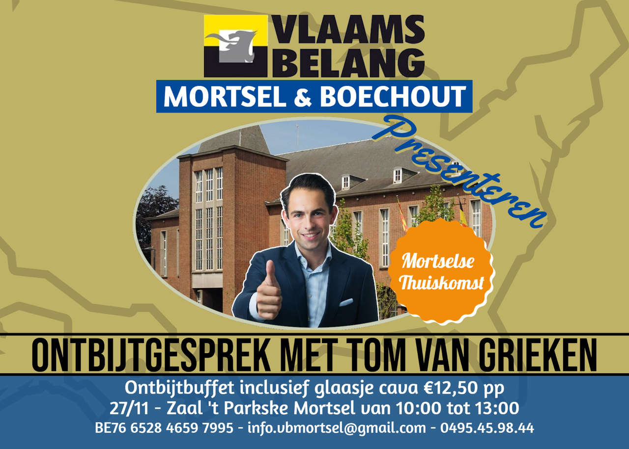Ontbijtgesprek Tom Van Grieken