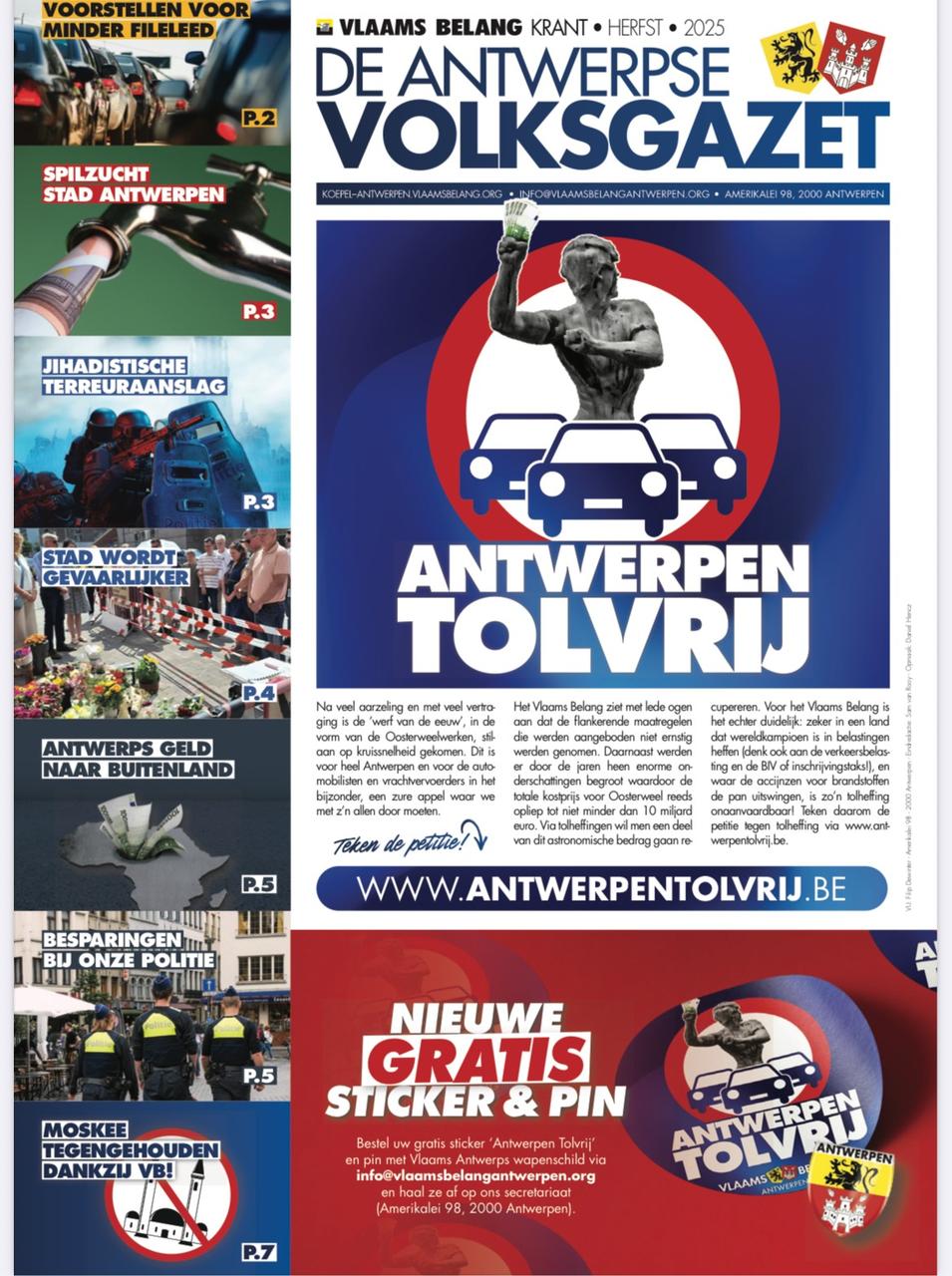 Herfsteditie Antwerpse Volksgazet zowel digitaal als fysiek beschikbaar