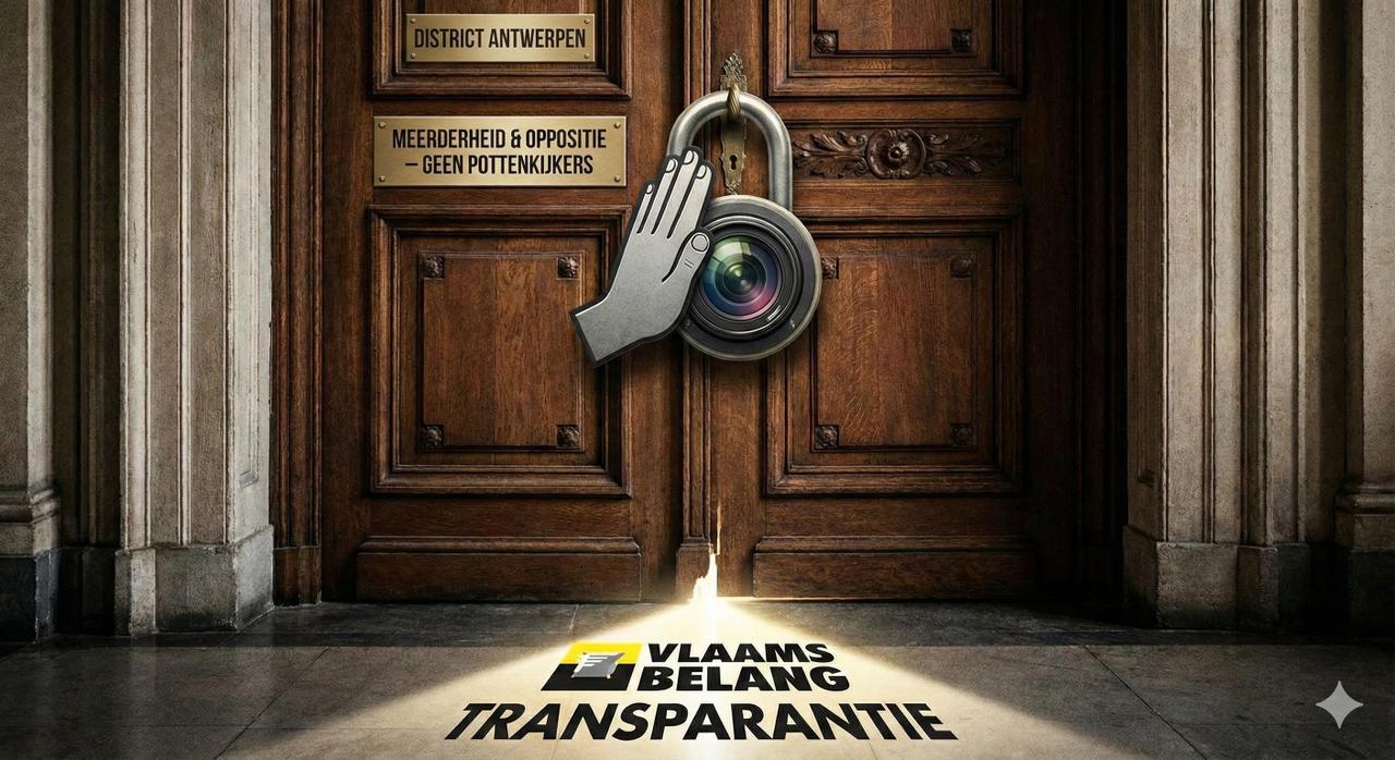 Meerderheid en oppositie stemmen Vlaams Belang voorstel livestreaming Antwerpse districtsraad weg