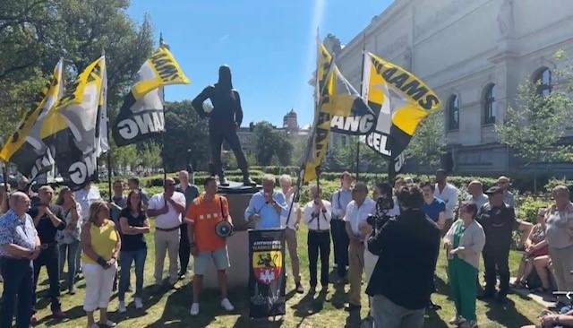 Vlaams Belang Antwerpen benadrukt 'Eigen Volk Eerst'-principes op 1 mei-bijeenkomst