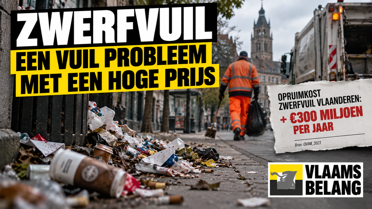 Antwerpen betaalt bijna 45 miljoen euro voor vuiligheid op straat: belastingbetaler draait op voor afvalcriminelen!