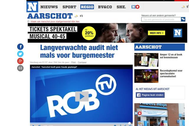 Onregelmatigheden in Aarschot?