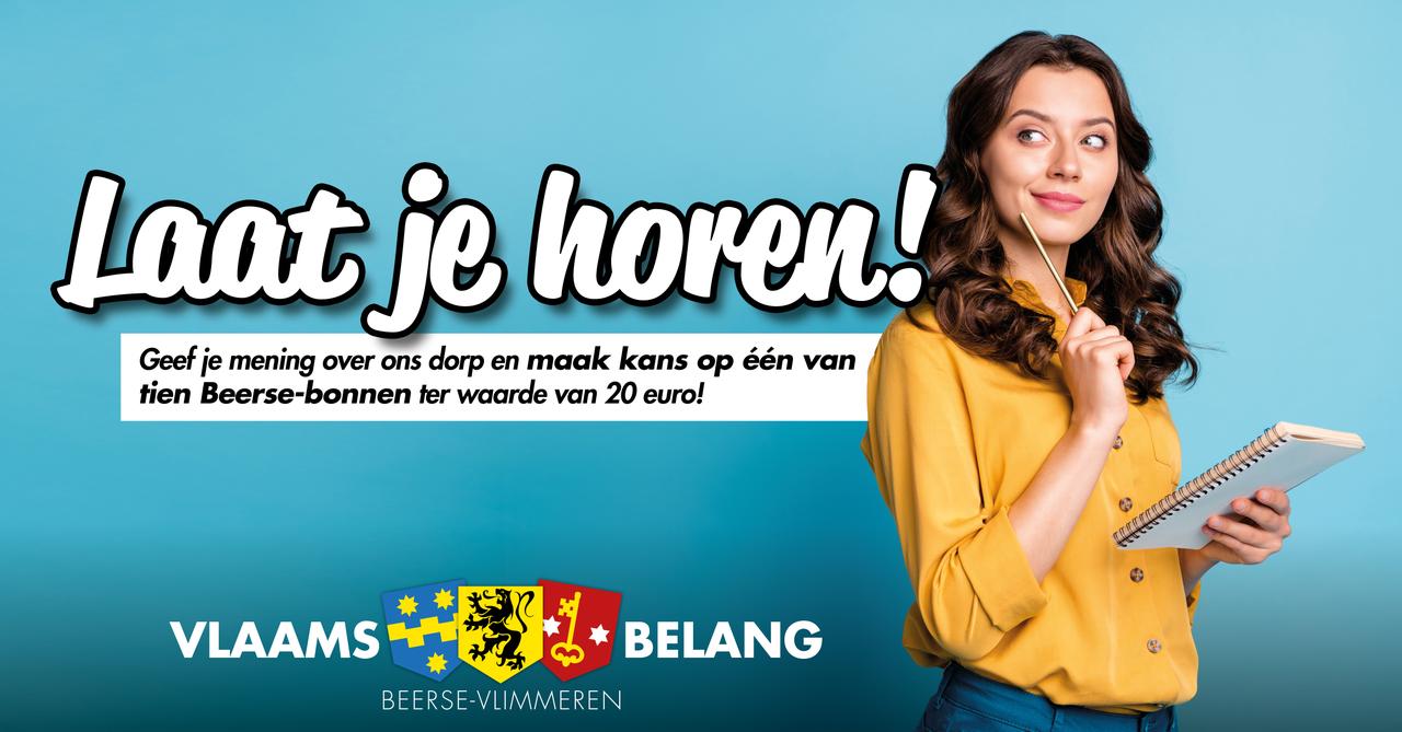 Vlaams Belang Beerse-Vlimmeren lanceert volksbevraging