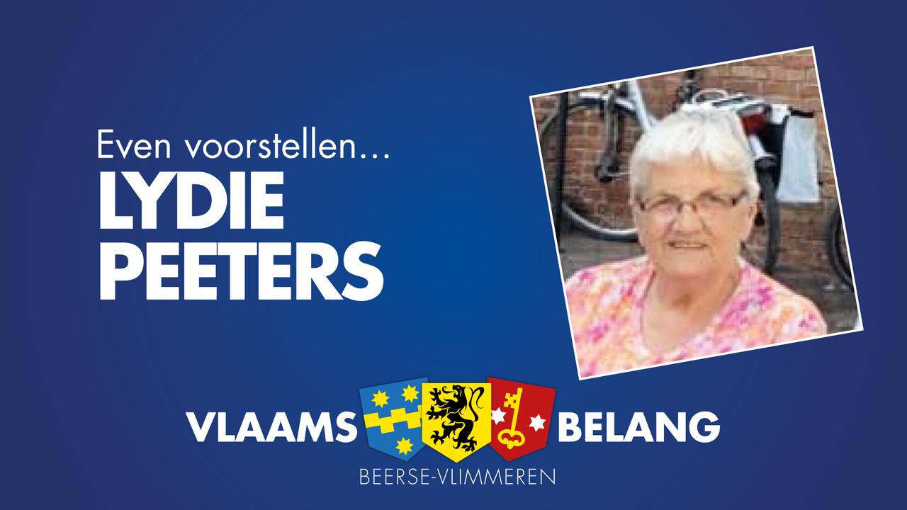 Even voorstellen… Lydie Peeters