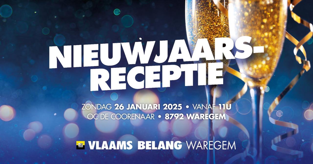 Uitnodiging: Nieuwjaarsreceptie Vlaams Belang Waregem