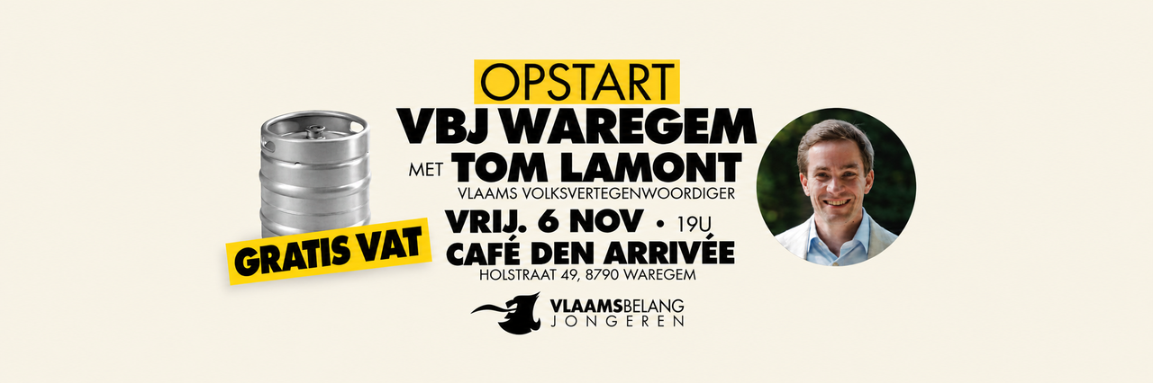 VBJ Waregem gaat van start: kennismakingsavond met Tom Lamont