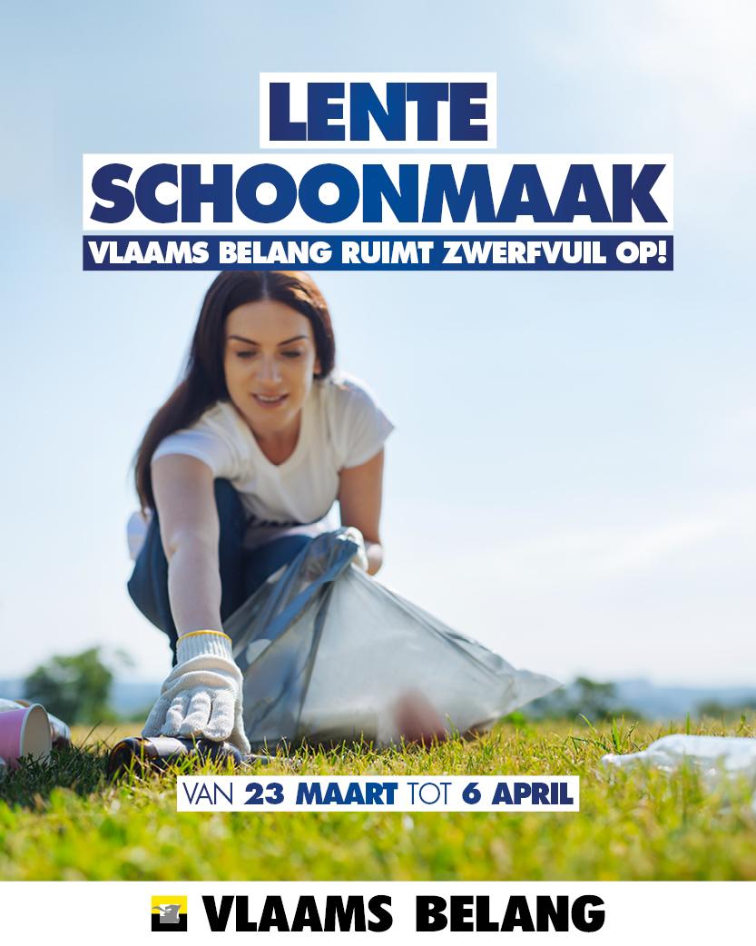 Vlaams Belang Lille ruimt zwerfvuil op!