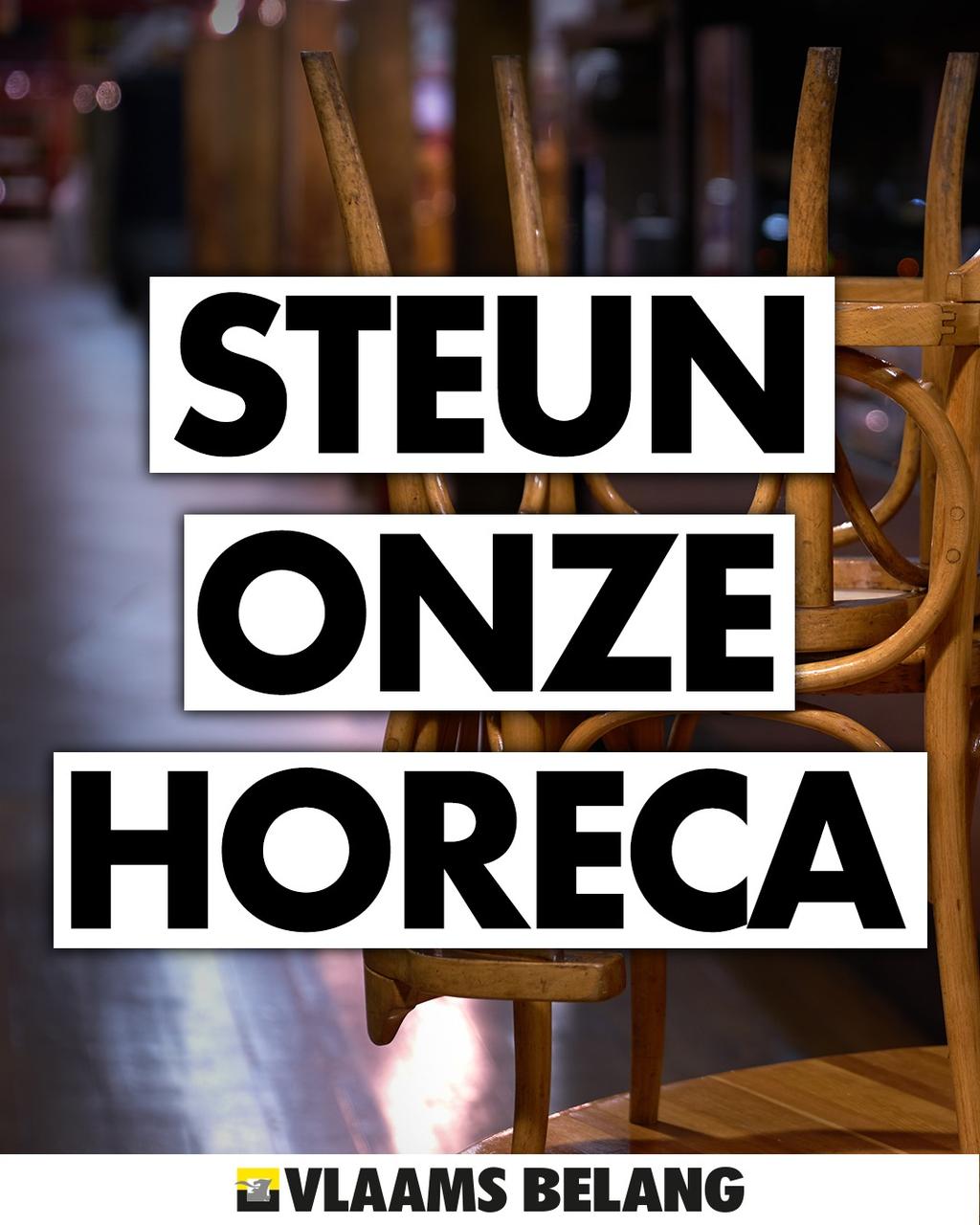 WIJ STEUNEN ONZE HORECA!