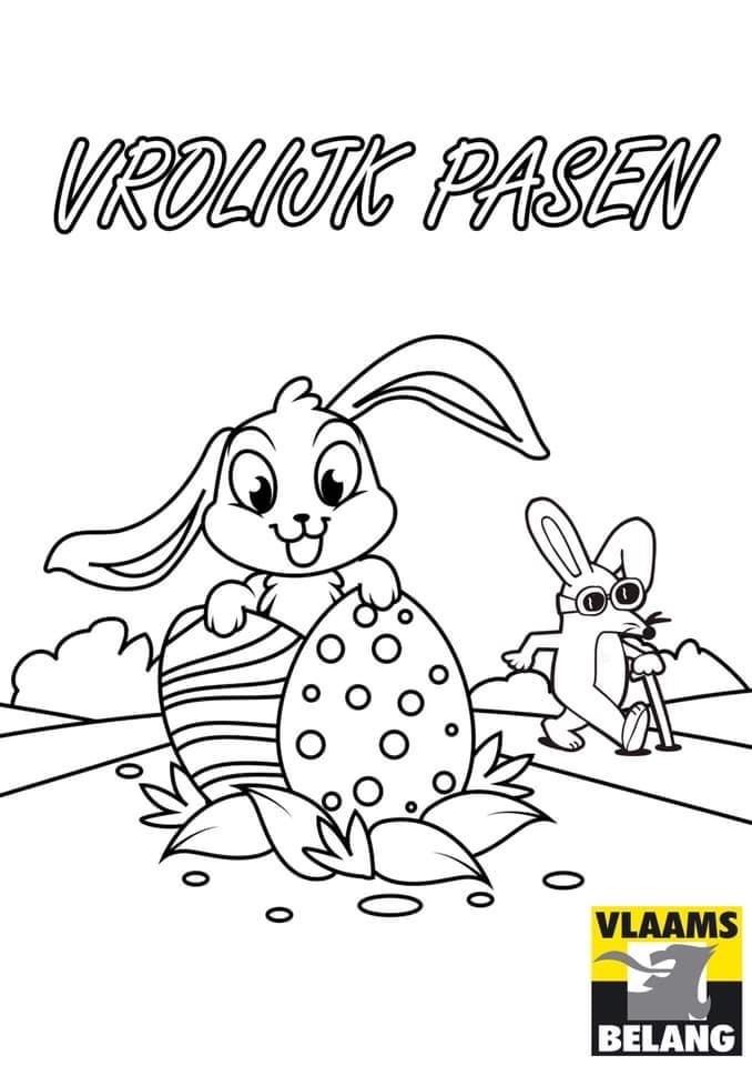 kleurtekening Pasen