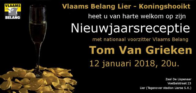 Nieuwjaarsreceptie Vlaams Belang Lier - Koningshooikt