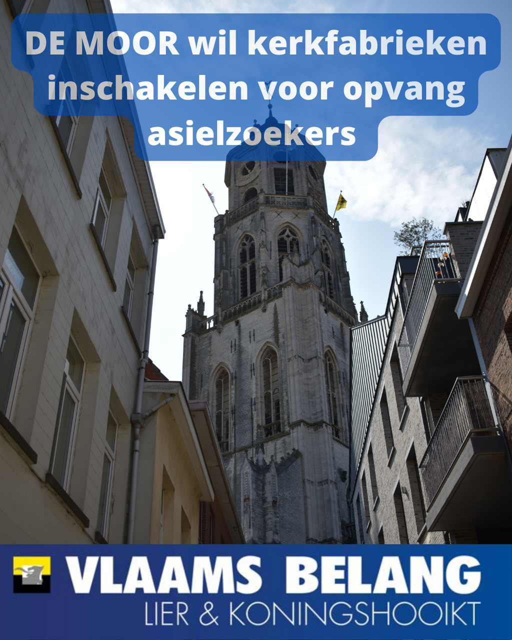 Kerkfabrieken van Lier en Koningshooikt mogen zich niet inschakelen in de opvang van asielzoekers