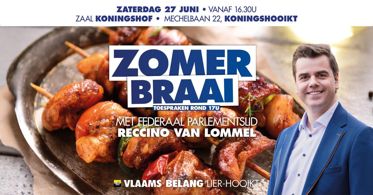 Kom mee genieten van onze jaarlijkse zomerbraai!