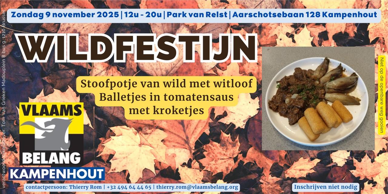 Wildfestijn 9 november