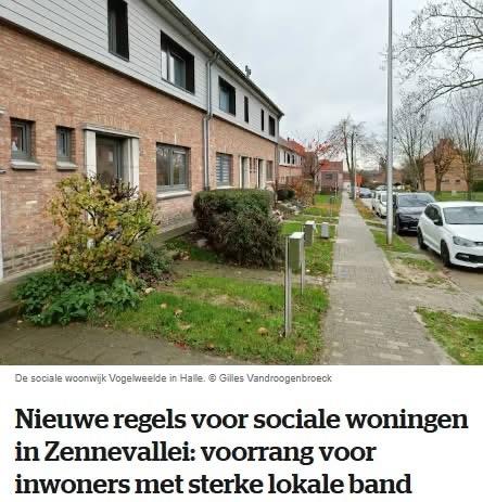 Nieuw voorrangsreglement sociale woningen met en zwart randje.