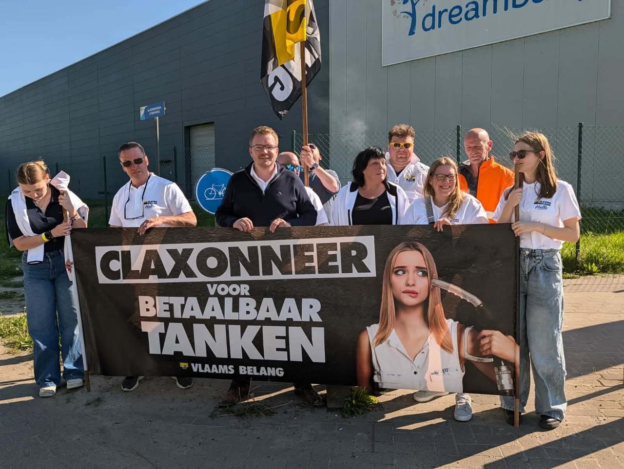 Claxoneeractie VB Halle -VB Beersel