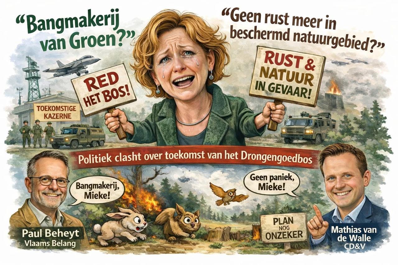 De ene vindt het “de logica zelve”, de andere “een bijzonder slechte keuze”: militaire basis aan Drongengoed zorgt voor controverse