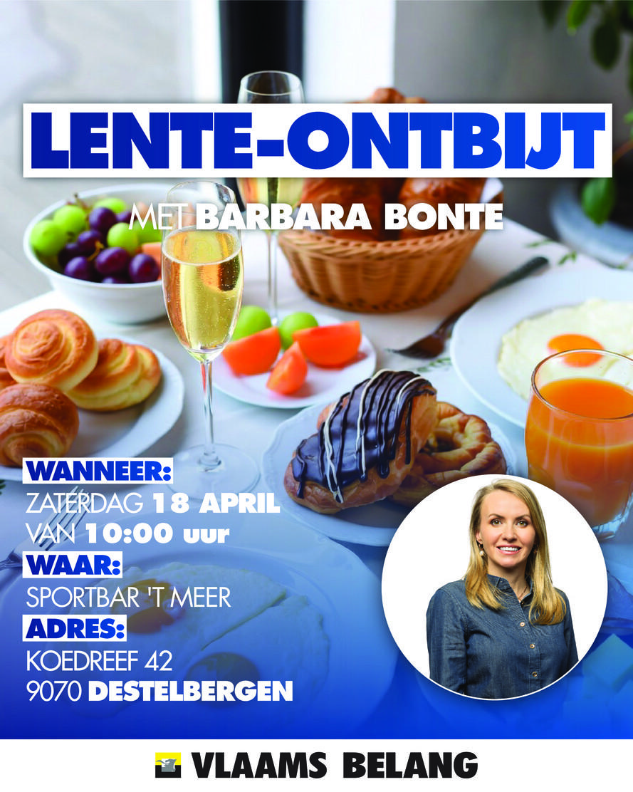 Lente-Ontbijt 2026 met Barbara Bonte