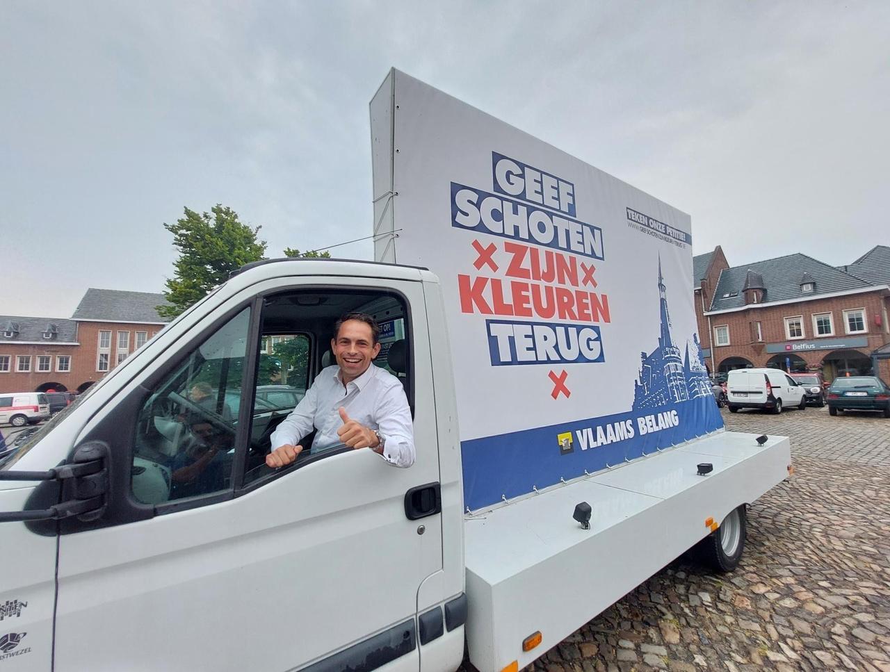 Tom Van Grieken is kandidaat-burgemeester voor Schoten