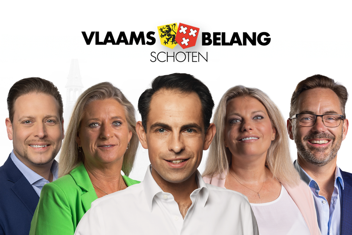 Vlaams Belang Schoten maakt eerste zestien kandidaten voor gemeenteraadsverkiezingen bekend