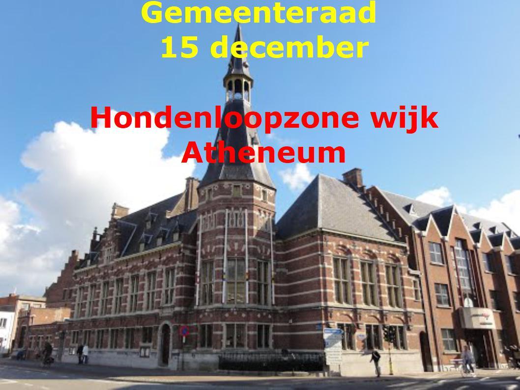 Hondenloopzonde wijk Atheneum