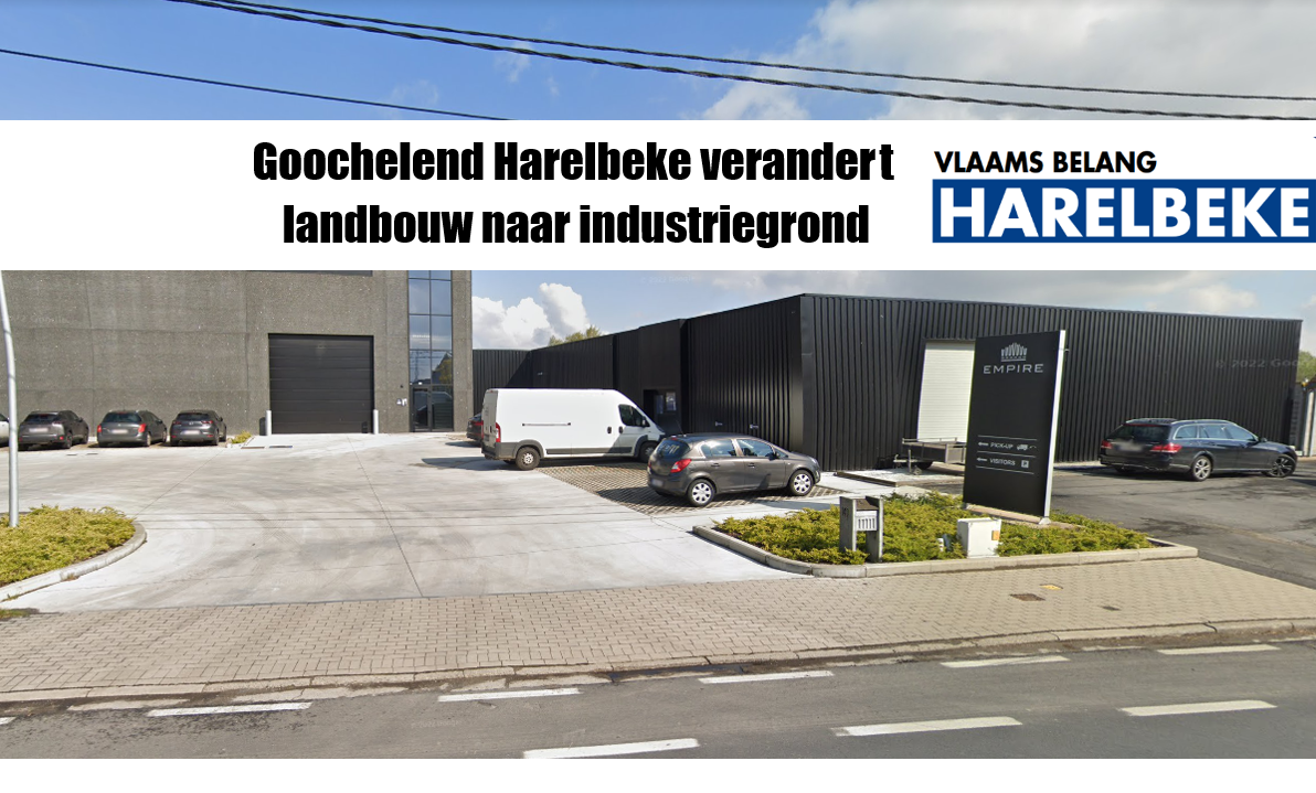 Goochelend Harelbeke verandert landbouw naar industriegrond