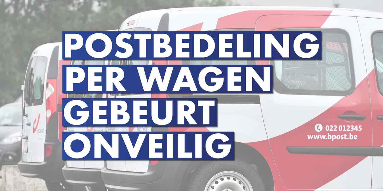Postbedeling per wagen niet volgens de regels, gemeente stuurt op vraag van Vlaams Belang brief naar bpost