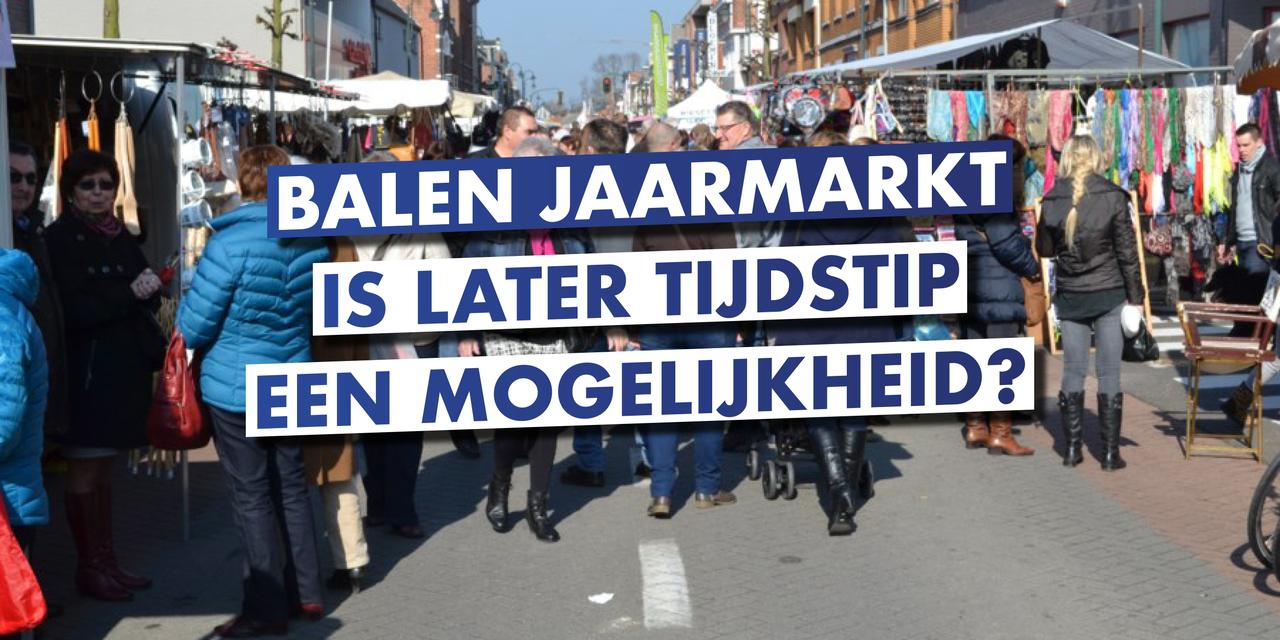 Balen Jaarmarkt afgelast, Vlaams Belang vraagt onderzoek of latere datum mogelijk is