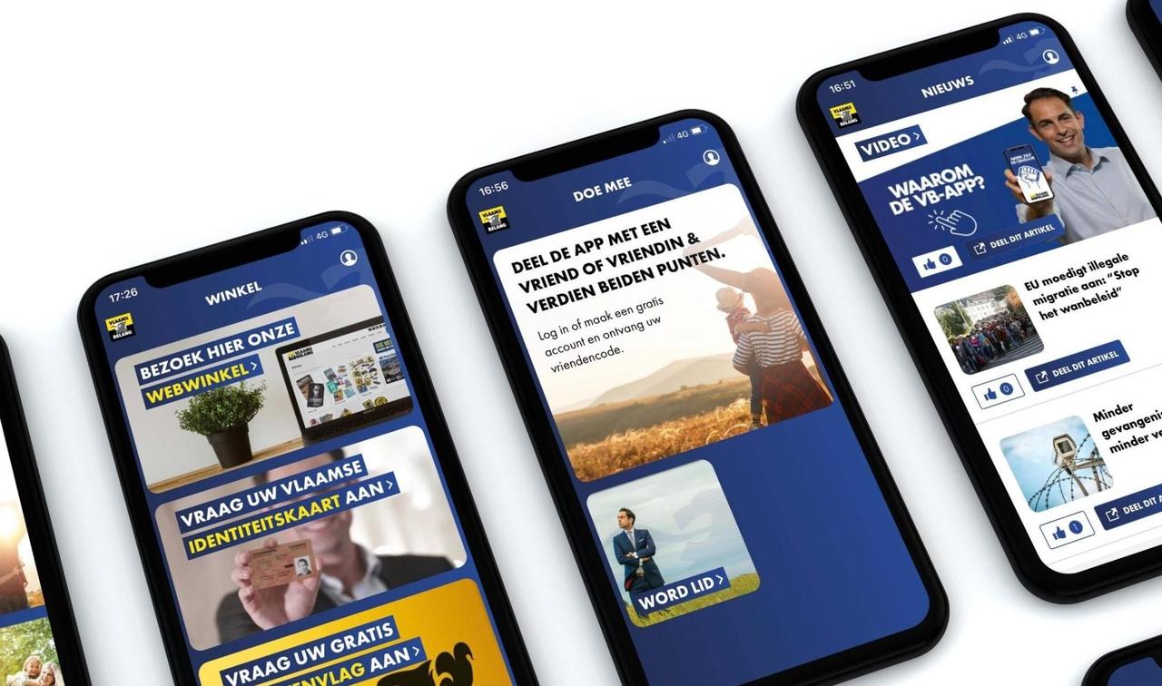 Vlaams Belang lanceert app: “Breek zélf de censuur”