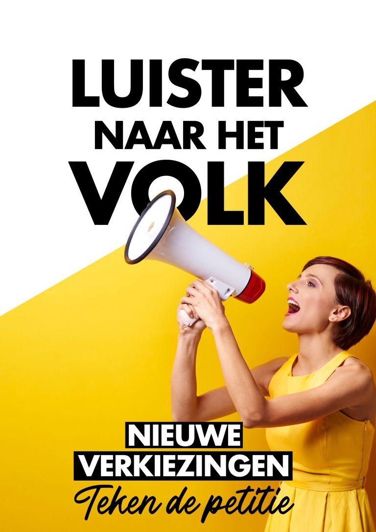 Vlaams Belang start petitie voor nieuwe verkiezingen: “Luister naar het volk!”