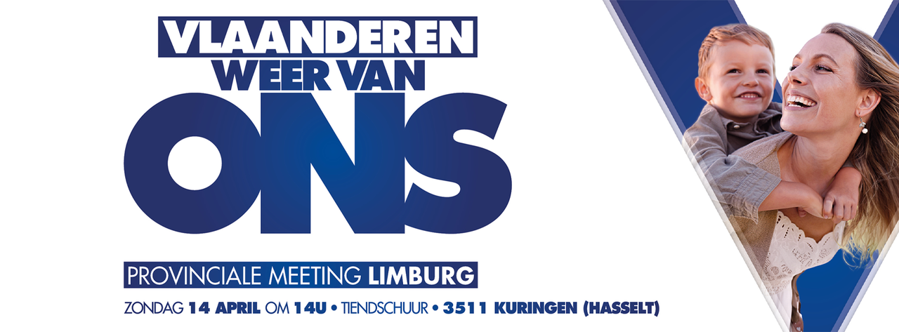 Verkiezingsmeeting Limburg ‘Vlaanderen weer van ons’ - 14 april