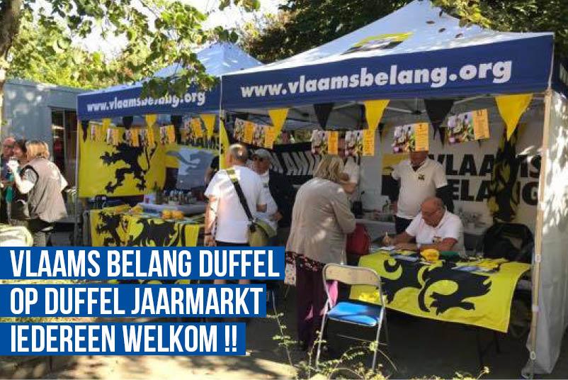 Vlaams Belang op Duffel jaarmarkt