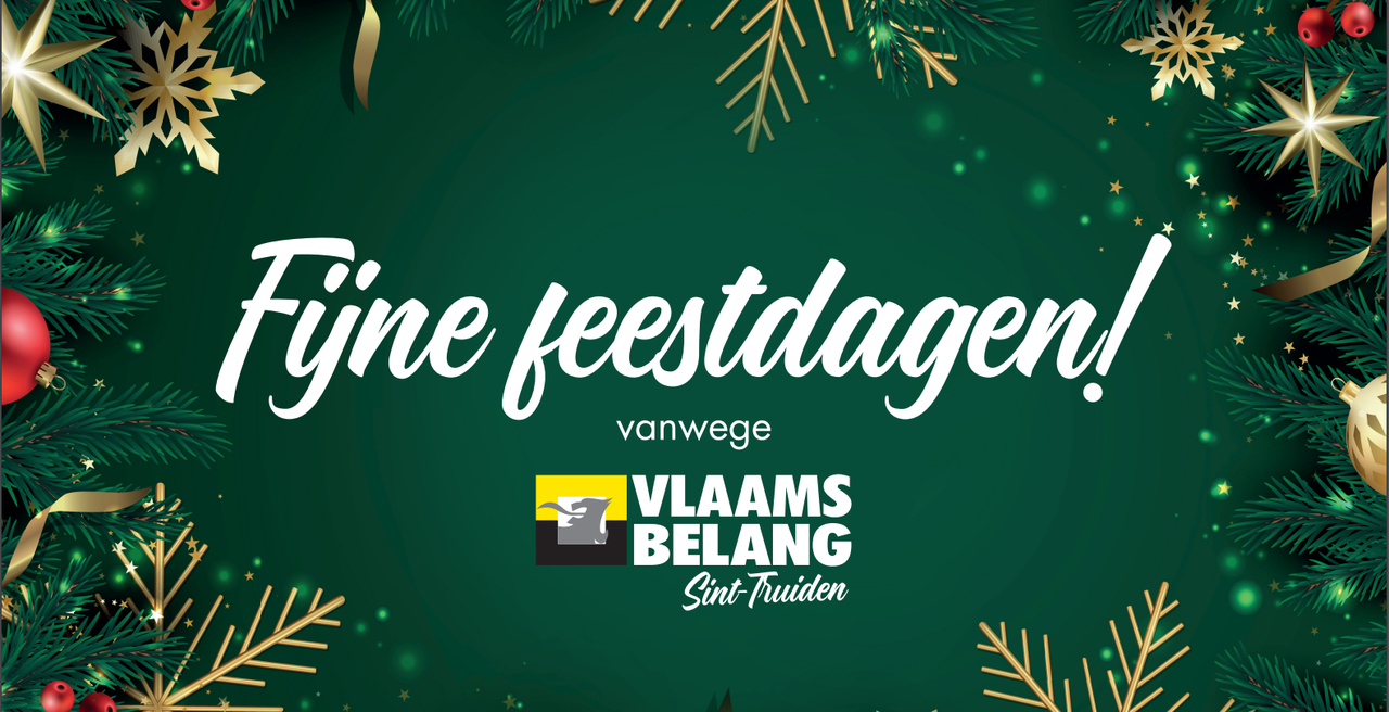 Vlaams Belang Sint-Truiden trekt de stad rond om iedereen fijne feestdagen te wensen