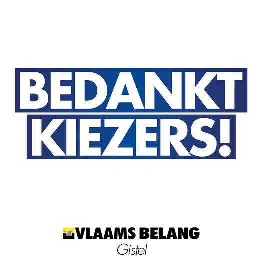 Bedankt kiezers!