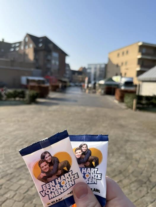 Valentijnsactie op de markt!