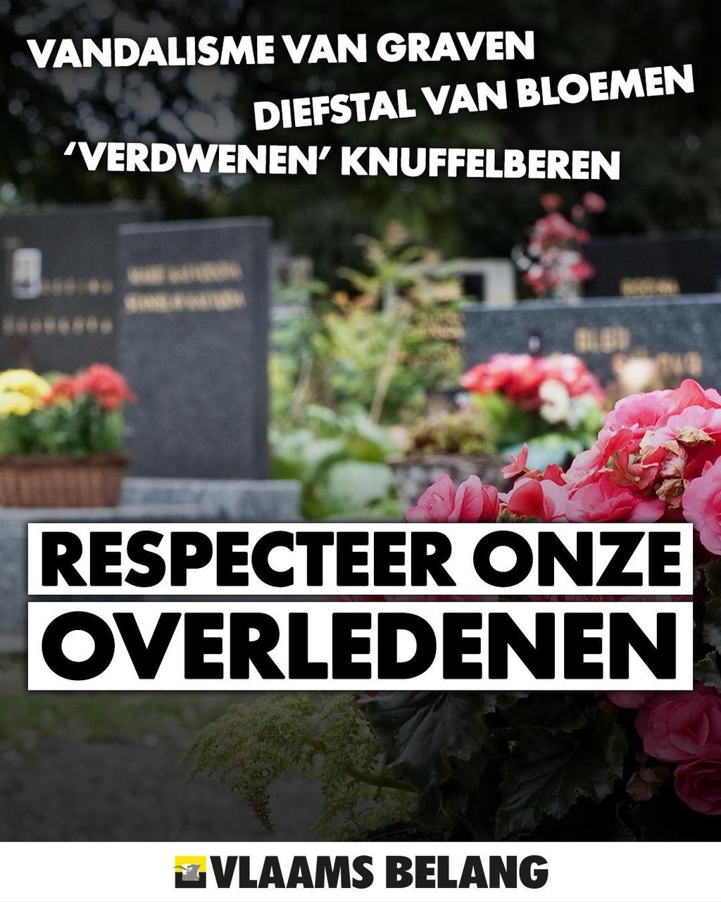 Respecteer onze overledenen