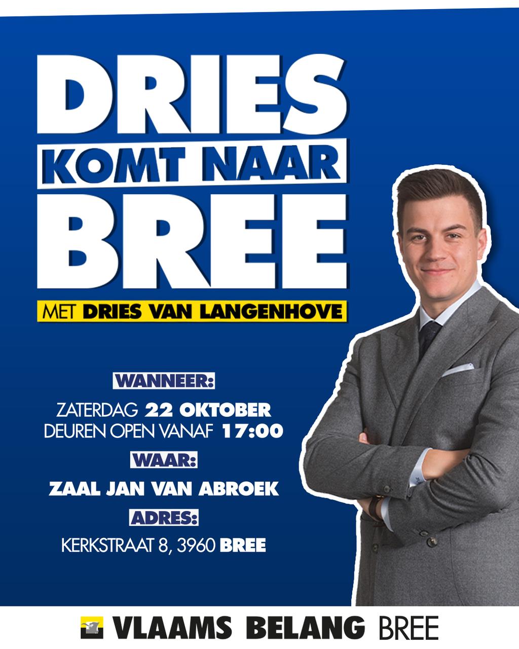 Dries Van Langenhove komt naar Bree