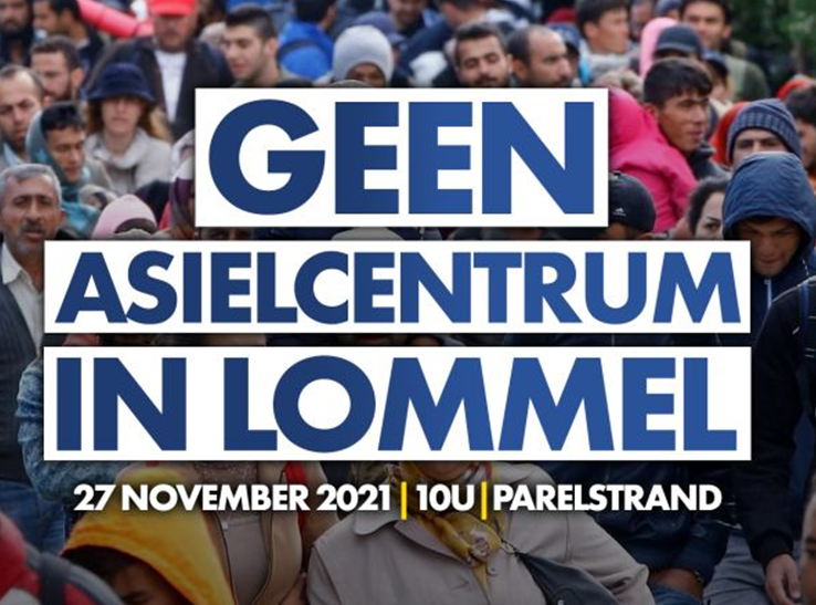 Betoging: geen asielcentrum in Lommel! Zaterdag 27 november om 10.00 uur