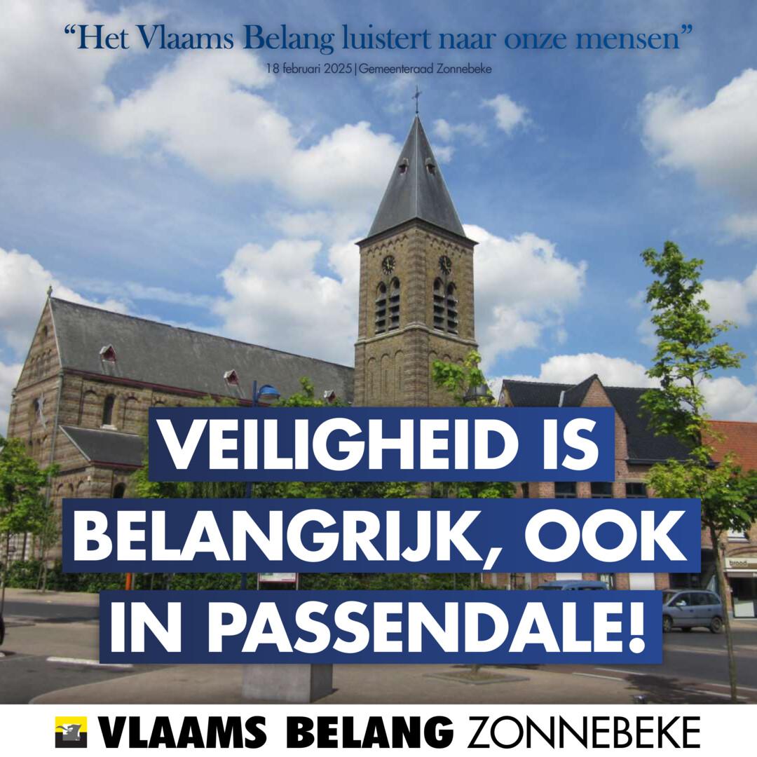 Het Vlaams Belang Zonnebeke vraagt naar een verkeersveiliger Passendale.