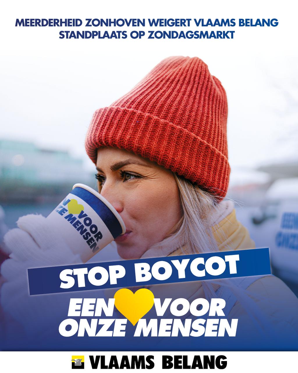 Open Vld meerderheid weigert marktactie 'Een hart voor onze mensen'.