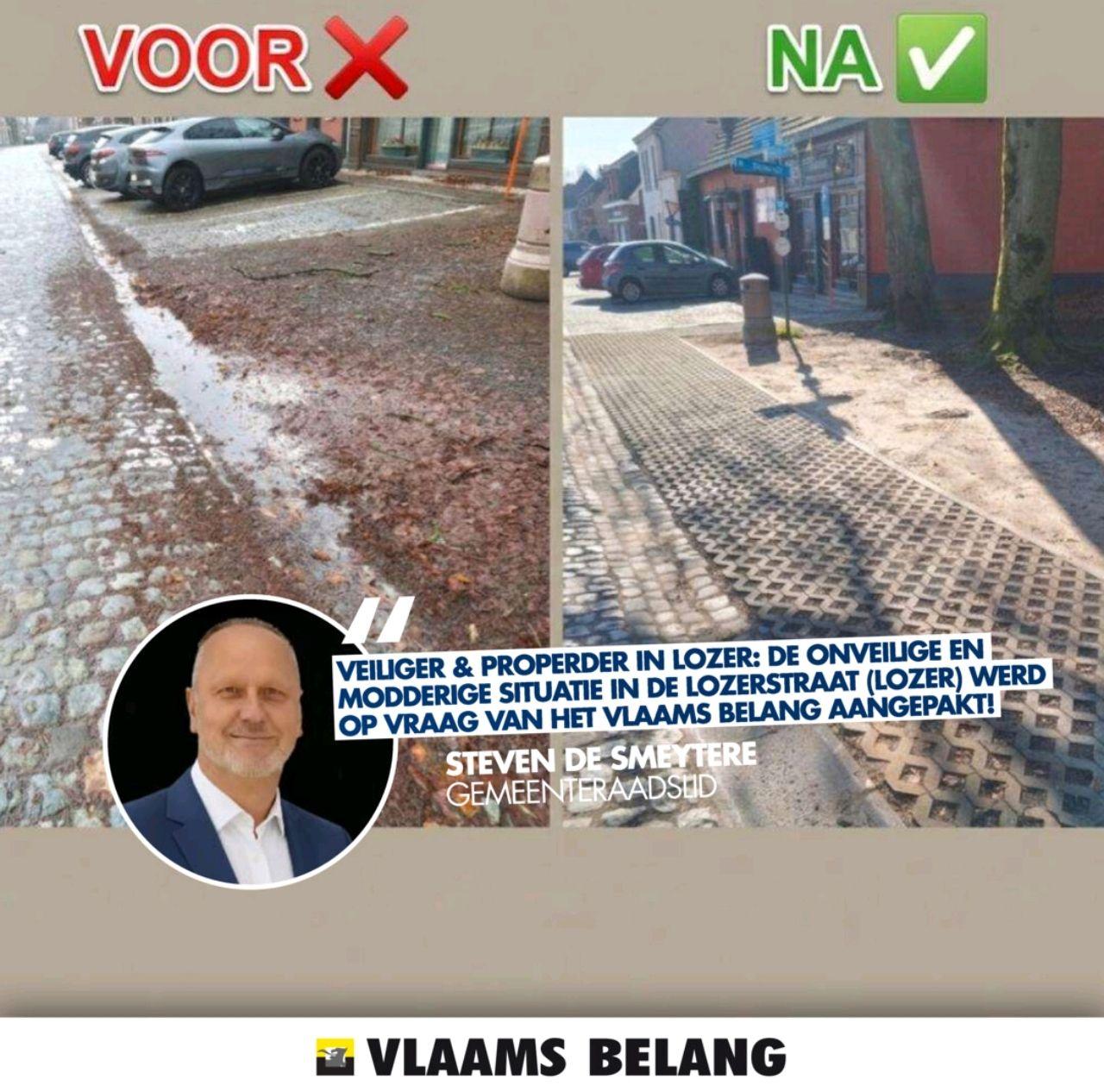 ONVEILIGE SITUATIE IN LOZER AANGEPAKT OP VRAAG VAN HET VLAAMS BELANG!