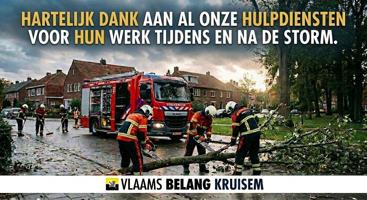 Dank aan al onze hulpdiensten