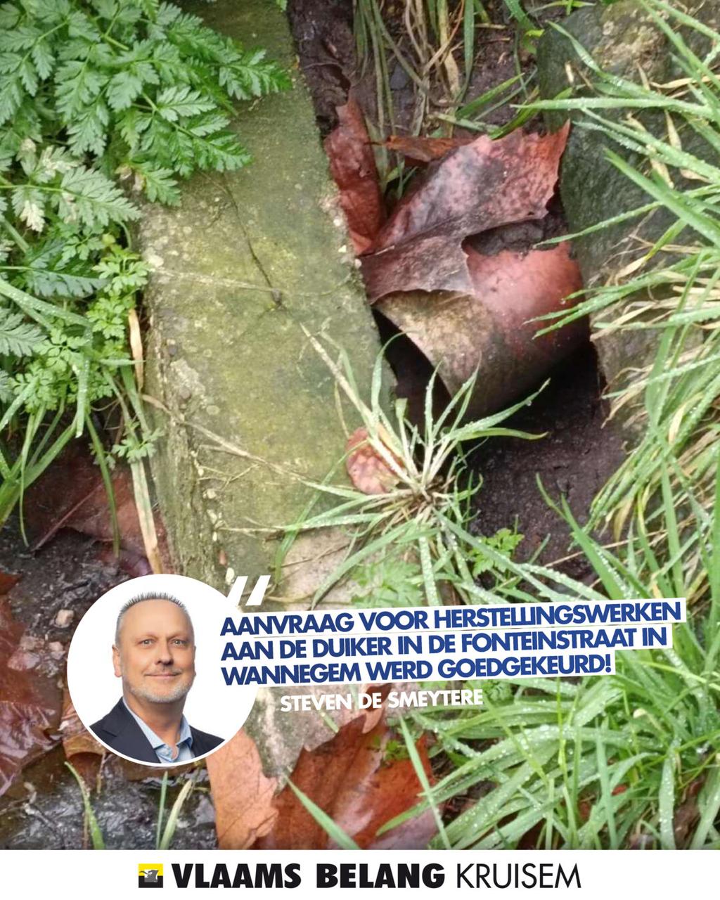 VLAAMS BELANG VRAAGT HERSTELLINGSWERKEN FONTEINSTRAAT AAN!
