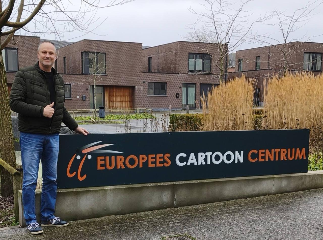 VLAAMS BELANG OP BEZOEK IN HET EUROPEES CARTOON CENTRUM TE KRUISHOUTEM