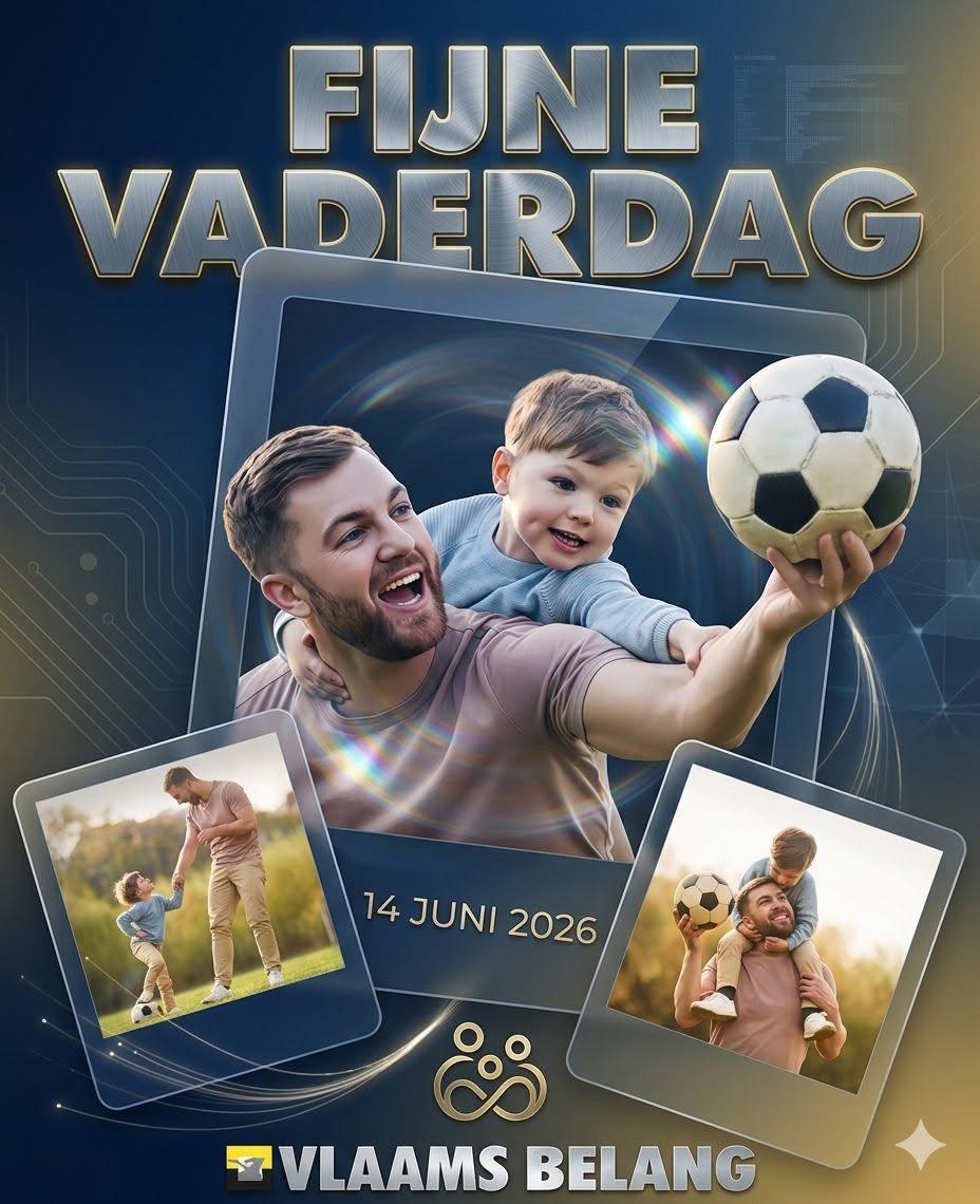 Fijne vaderdag aan alle vaders !