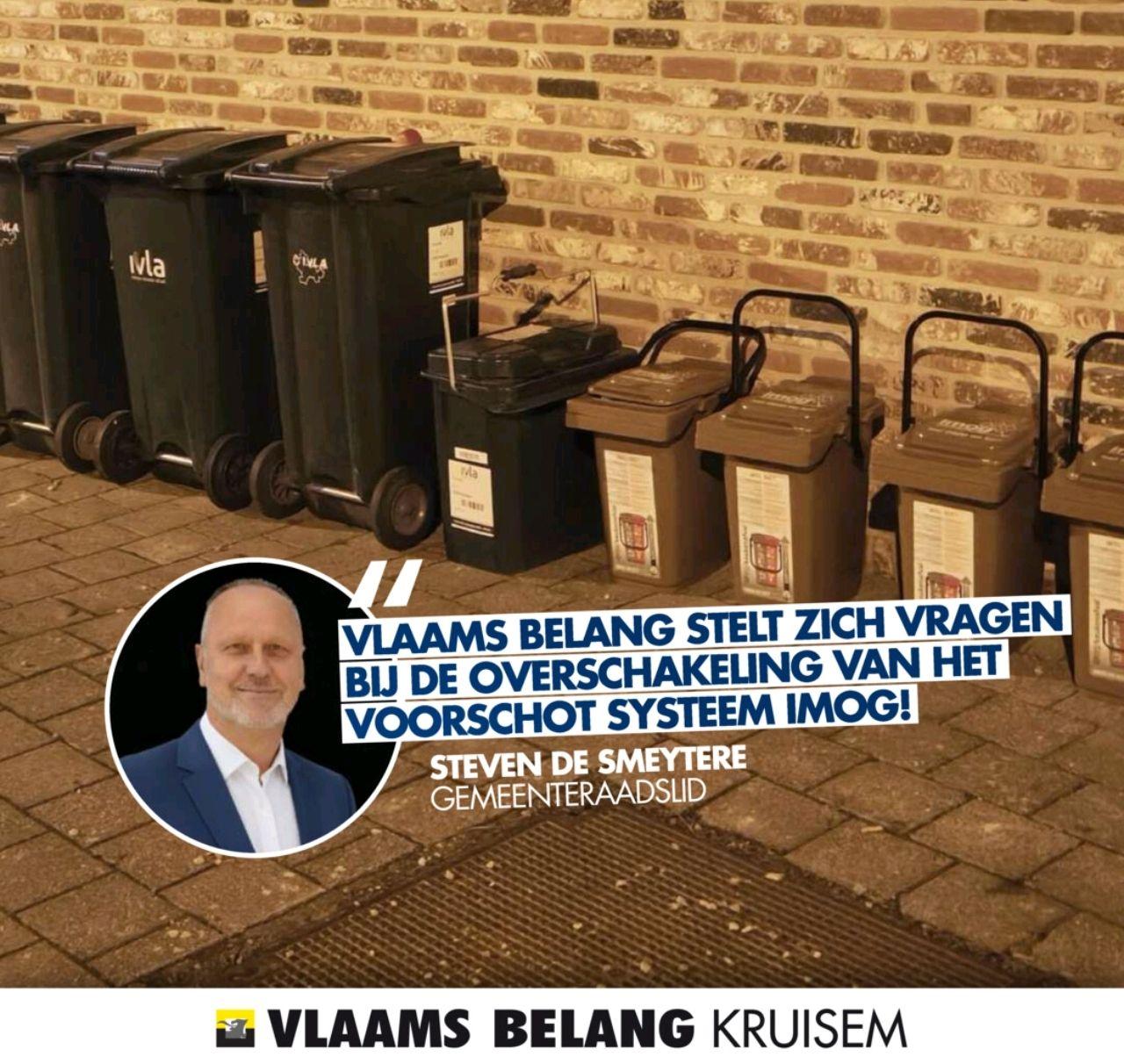 VLAAMS BELANG STELT ZICH VRAGEN OVER DE VOORSCHOT FACTUUR VAN IMOG!