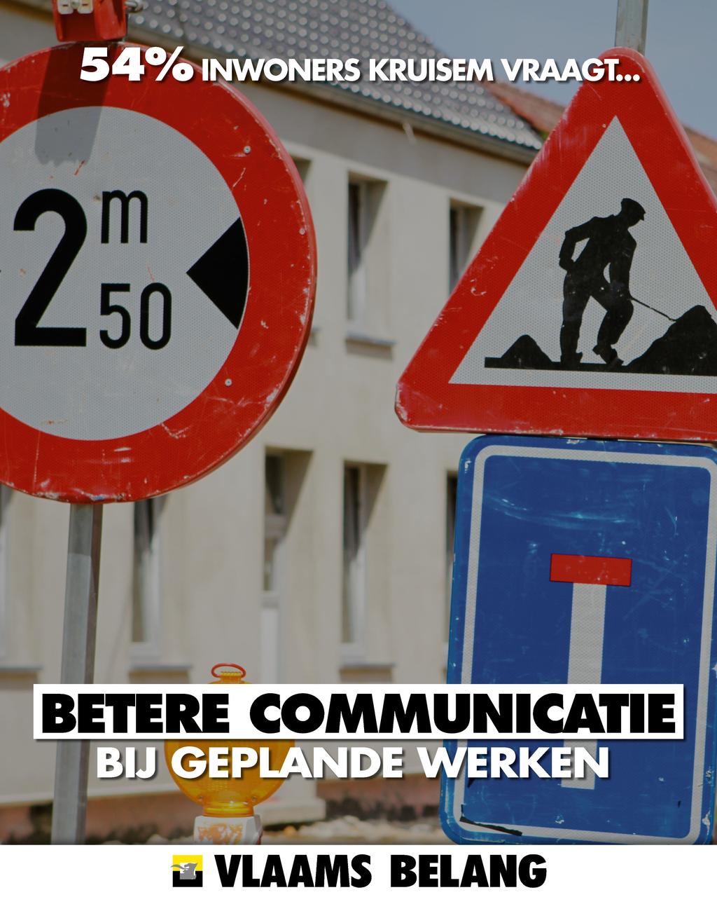 ONZE GEMEENTE MOET BETER COMMUNICEREN NAAR ZIJN INWONERS BIJ OPENBARE WERKEN!