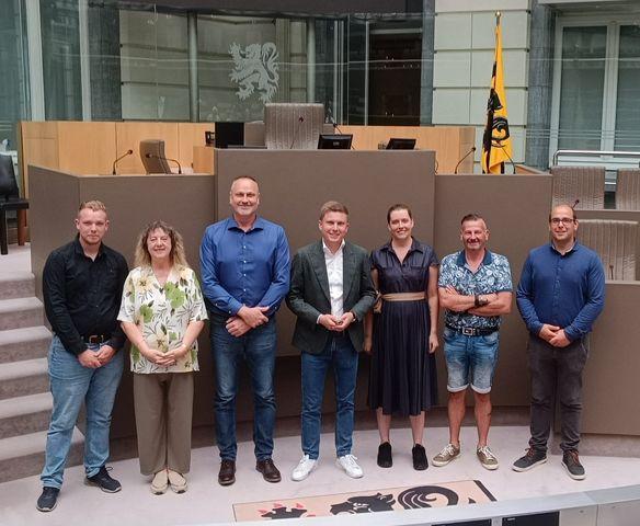 Bezoek Vlaams Parlement