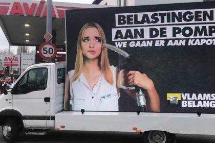 Vlaams Belang wil prijs brandstof omlaag en start campagne