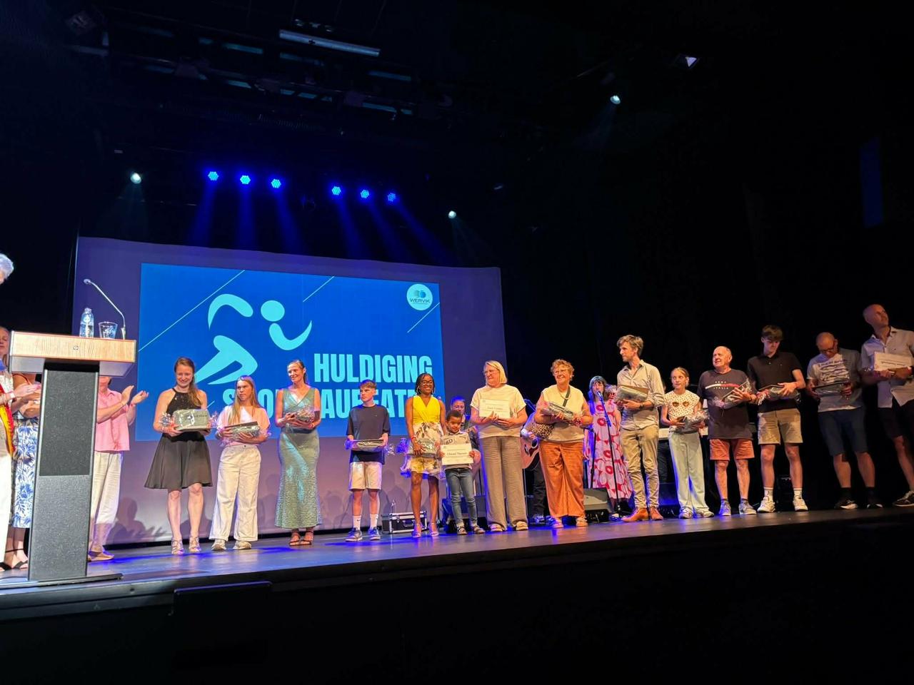 Huldiging Wervikse sportlaureaten