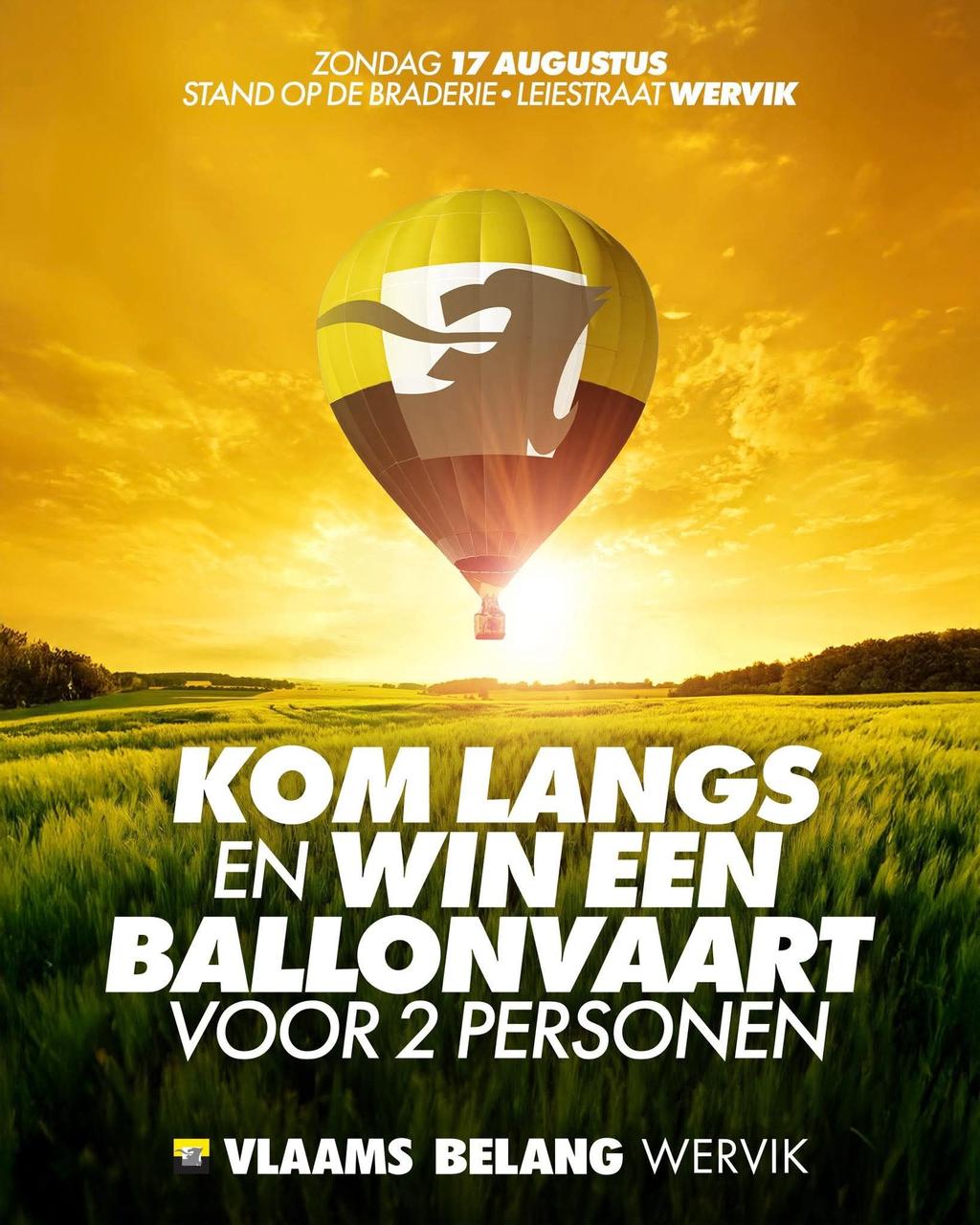 Win een ballonvaart voor 2 personen